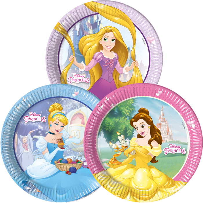 Тарелки одноразовые "Принцессы Дисней" / Princess Heartstrong
