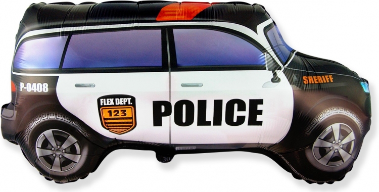 Шар Фигура Полицейская машина (в упаковке)